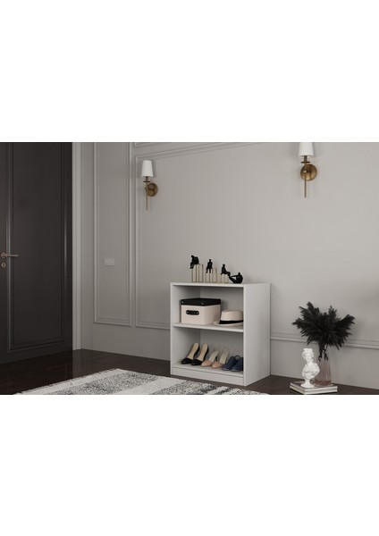 Iki Raflı Beyaz Ayakkabılık AYK-1050 fiyatları