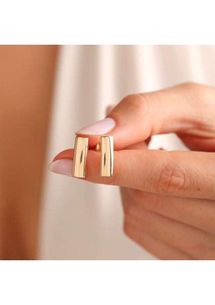 14 Ayar Altın Küp Küpe Italy Rod 1.5 cm modelleri