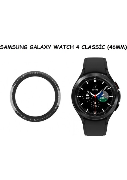 Samsung Galaxy Watch4 Classic (46MM) 3D Tam Kaplayan ( Yüksek Kalite ) Kırılmaz Nano Ekran Koruyucu