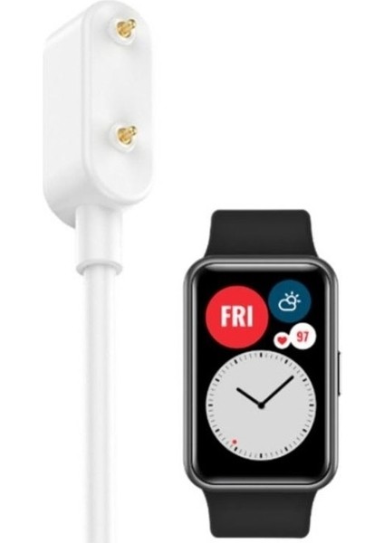Huawei Band 6/6 Pro Uyumlu Yüksek Kalite Şarj Kablosu (Beyaz) fiyatları