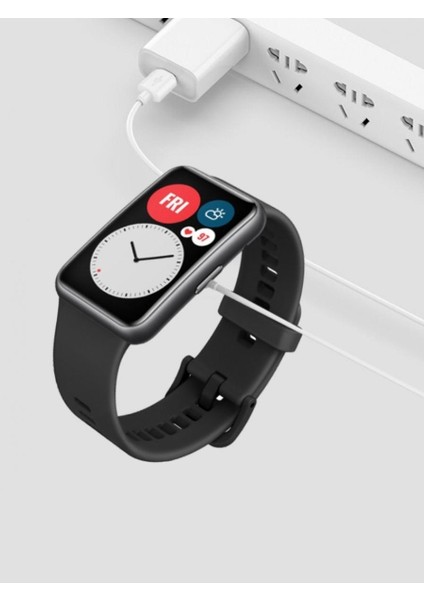 Huawei Band 6/6 Pro Uyumlu Yüksek Kalite Şarj Kablosu (Beyaz) fırsatları