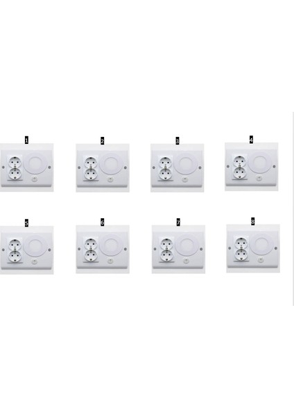 Dolap & Tezgah Altı Prizli Aydınlatma 3 Watt (Gün Işığı)