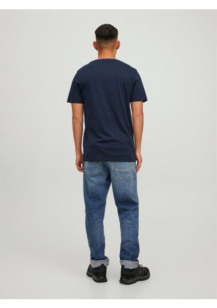 Jjelogo Tee Ss O-Neck 2 Col AW22 Sn Navy modelleri