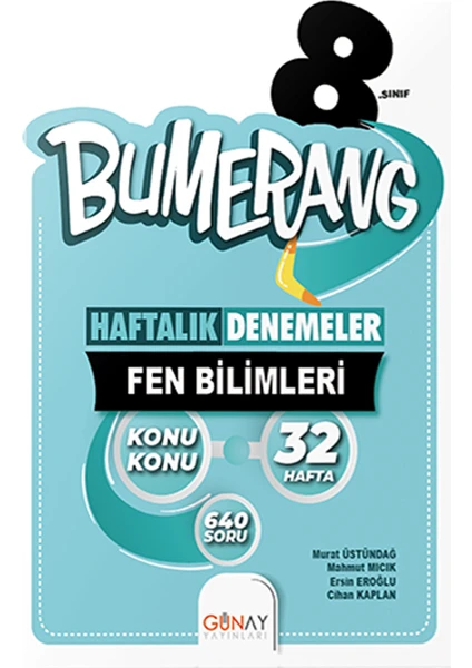 Günay Yayınları Gün&Ay Yayınları Bumareng Fen Bilimleri Haftalık Denemeler