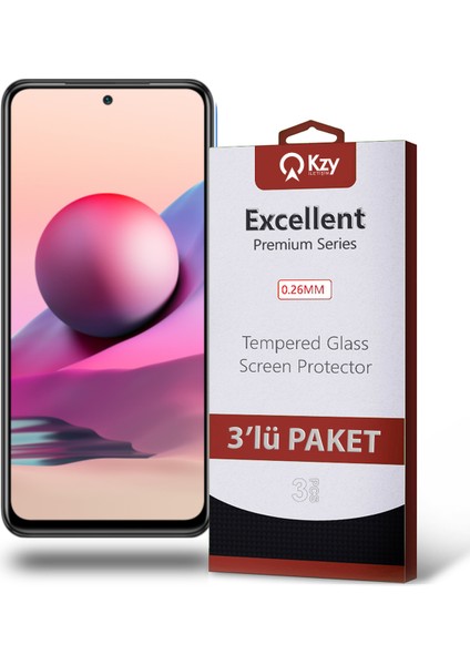 Xiaomi Redmi Note 11 Se Temperli Ekran Koruyucu Kırılmaz Cam Ekonomik 3'lü Paket