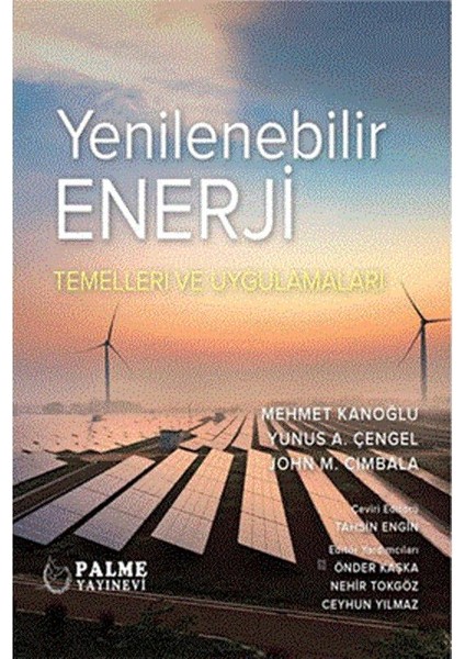 Yenilenebilir Enerji Temelleri ve Uygulamaları ( Palme )