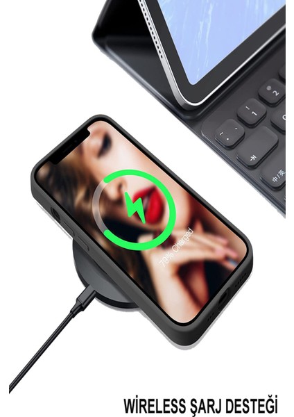 Apple iPhone 14 Kapak Mat Siyah Yumuşak Silikon Kılıf indirimleri