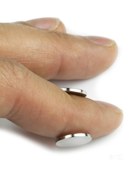 Güçlü Neodyum Mıknatıs (10 mm x 1 mm ) 10 Adet