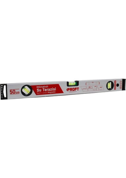 Proft PRM50 Mıknatıslı Su Terazisi 50 cm