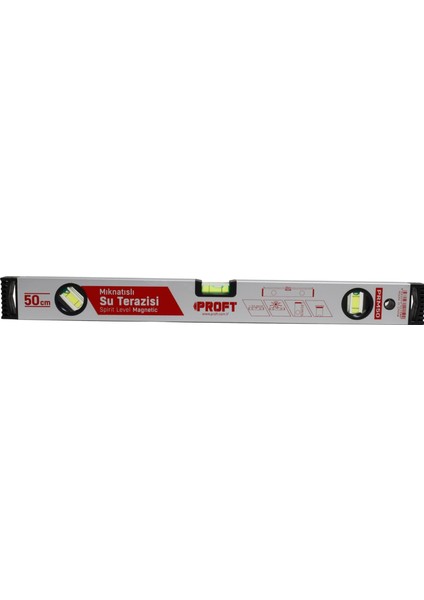 Proft PRM50 Mıknatıslı Su Terazisi 50 cm