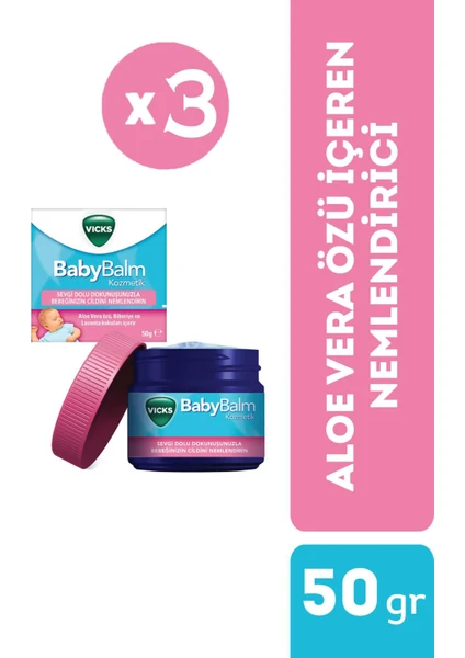 Baby Balm 50 gr 3 Adet