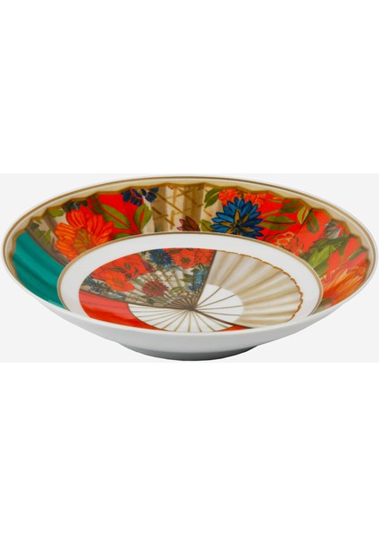 Sarı Porselen Çukur Tabak 21 cm