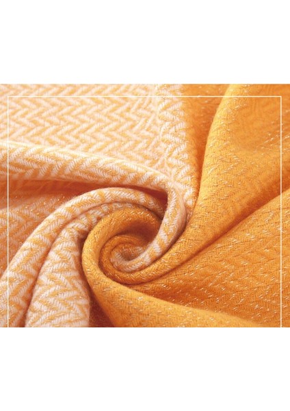 Kadın Buğday Kulak Ekose Taklit Kaşmir Şal Sıcak Dokuma Püskül Şal (Yurt Dışından) fırsatları