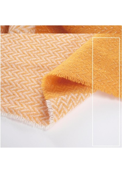 Kadın Buğday Kulak Ekose Taklit Kaşmir Şal Sıcak Dokuma Püskül Şal (Yurt Dışından) indirimleri