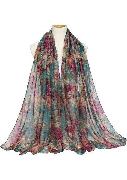Bali Ip Termal Eşarp Baskı Şal Wrap (Yurt Dışından)