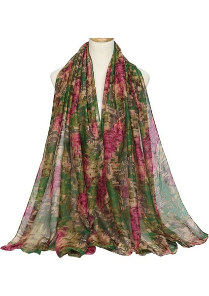 Bali Ip Termal Eşarp Baskı Şal Wrap (Yurt Dışından)