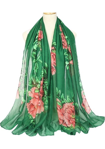 Bali Pamuklu Keten Eşarp Etnik Şal Desenli Şal (Yurt Dışından)