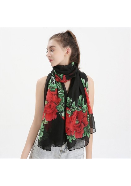 Bali Pamuklu Keten Eşarp Etnik Şal Desenli Şal (Yurt Dışından) indirimleri