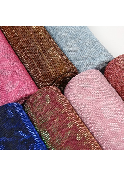 Altın Iplik Naylon Eşarp Monokrom Ferahlatıcı Başörtüsü Şal Eşarp (Yurt Dışından) modelleri