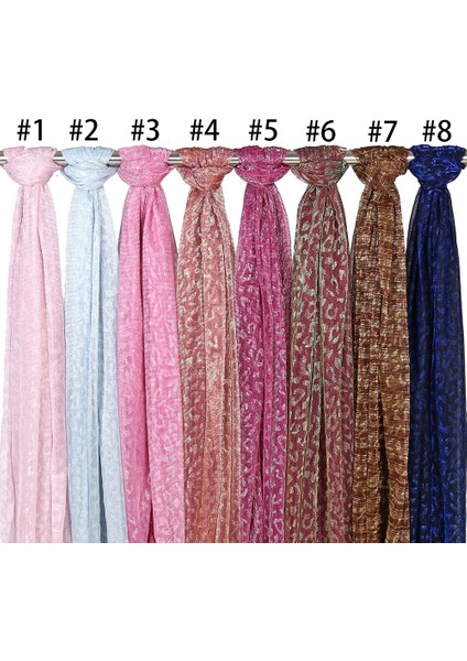 Altın Iplik Naylon Eşarp Monokrom Ferahlatıcı Başörtüsü Şal Eşarp (Yurt Dışından) fırsatları