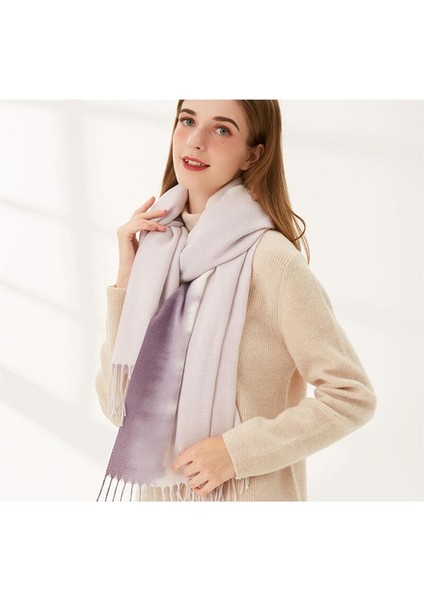 Elegant Gradyan Eşarp Şal Faux Kaşmir Sıcak Püskül (Yurt Dışından) modelleri