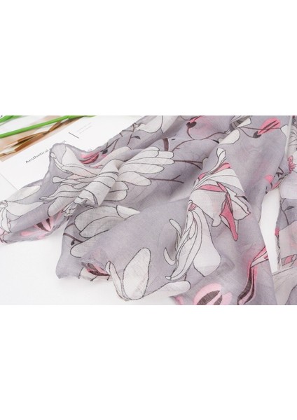 Çiçek Eşarp Bali Ipliği Pamuk Keten Termal Şal Wrap Baskılı (Yurt Dışından) fiyatları