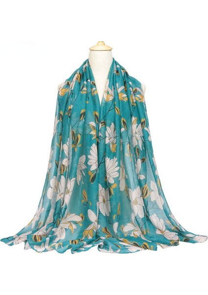 Çiçek Eşarp Bali Ipliği Pamuk Keten Termal Şal Wrap Baskılı (Yurt Dışından) fiyatları