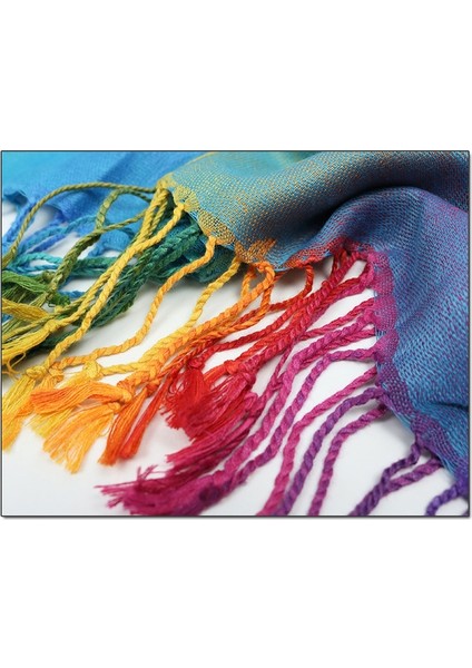 Vintage Fringe Eşarp Pamuklu Dimi Şal Jakarlı (Yurt Dışından) fiyatları