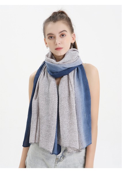 Pileli Pamuklu Keten Şal Termal Şal (Yurt Dışından) fırsatları