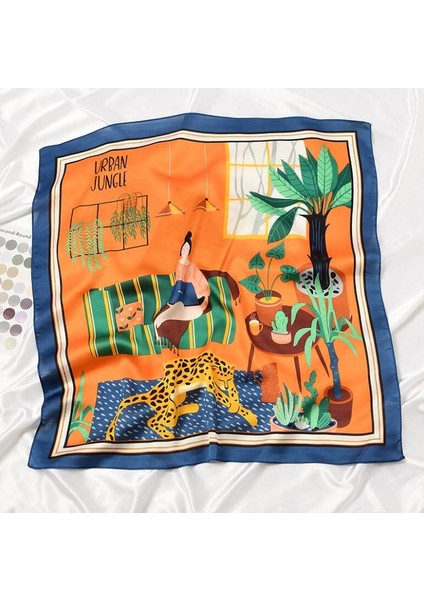 Çizgili Baskı Bandana Saç Bandı Şal Eşarp (Yurt Dışından) modelleri