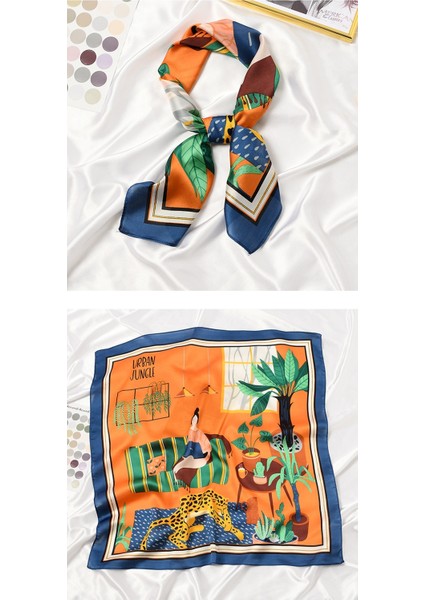 Çizgili Baskı Bandana Saç Bandı Şal Eşarp (Yurt Dışından) fırsatları