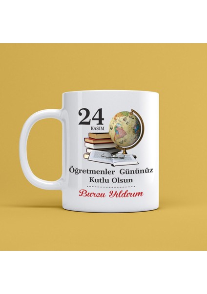 Öğretmenler Gününe Özel Tasarımlı Kupa Bardak Mr-05
