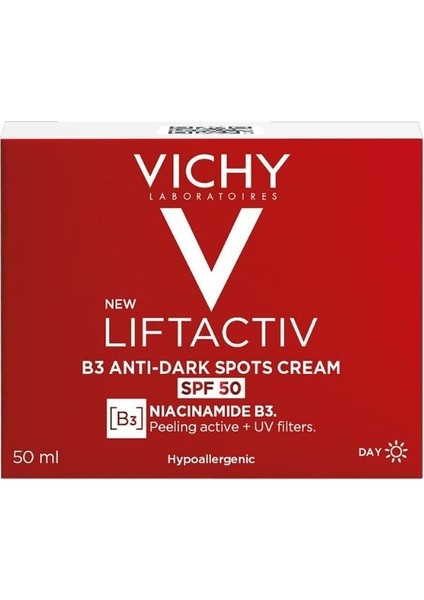 Liftactiv B3 Koyu Leke Karşıtı Krem 50SPF 50ML