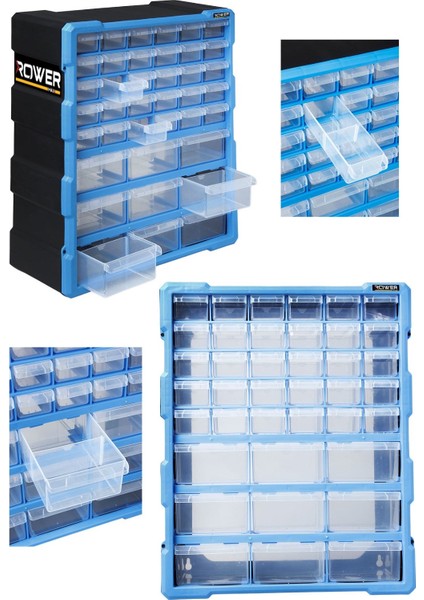 Mono Blok Çekmeceli Organizer 39'lu Büyük Boy ASR-6001