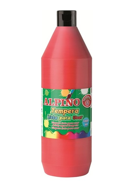 Arslan Ticaret Alpino Sulu Boya Tempera Kırmızı 500 ml DM-0174