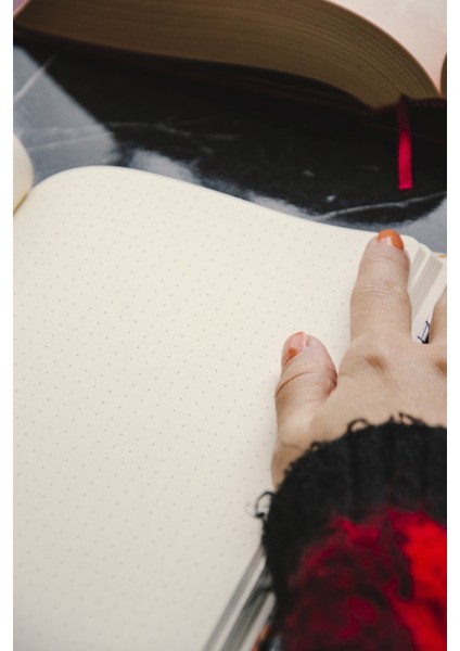 Sert Kapak Iplik Dikiş Noktalı Defter/tarihsiz Ajanda - Bullet Journal