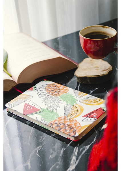 Sert Kapak Iplik Dikiş Noktalı Defter/tarihsiz Ajanda - Bullet Journal