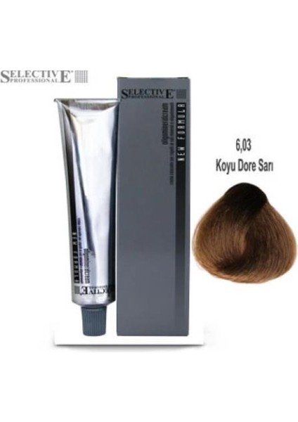 Professional Tüp Saç Boyası 6.03 Koyu Dore Sarı 60 Ml