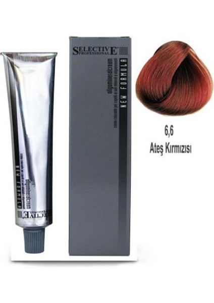 Professional Tüp Saç Boyası 6.6 Ateş Kırmızısı 60 Ml