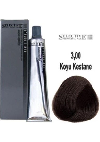 Professional Tüp Saç Boyası 3.00 Koyu Kestane 60 Ml