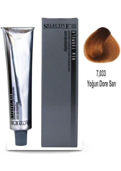 Professional Tüp Saç Boyası 7.033 Yoğun Dore Sarı 60 Ml