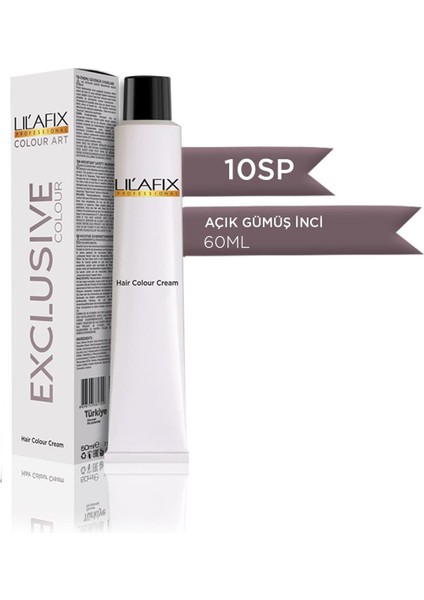 Krem Tüp Saç Boyası 10sp Exclusive Açık Gümüş Inci 60 Ml