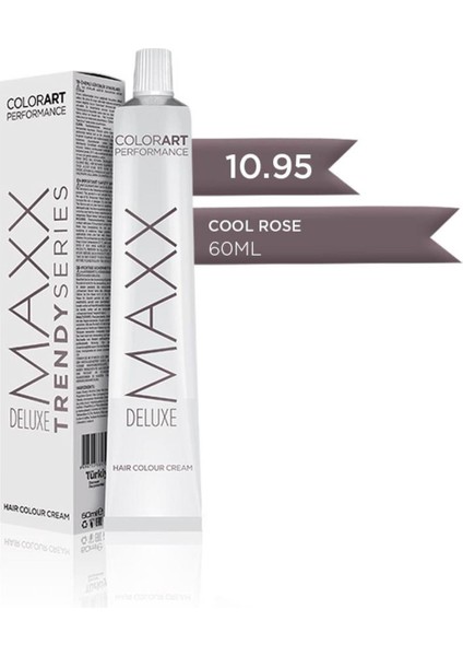 Tüp Krem Saç Boyası 10.95 Cool Rose 60 Ml