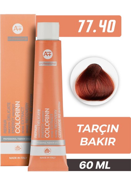 Professional Tüp Saç Boyası 77.40 Tarçın Bakır 60 Ml