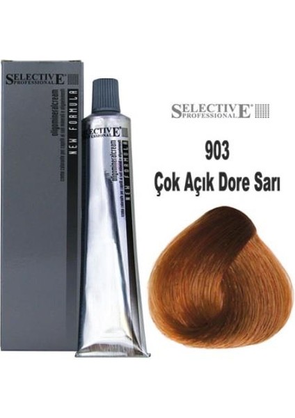 Professional Tüp Saç Boyası 903 Çok Açık Dore Sarı 60 Ml
