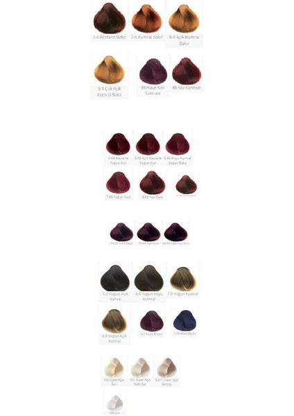 Tüp Saç Boyası 6.55 Derin Koyu Kumral 60 Ml indirimleri