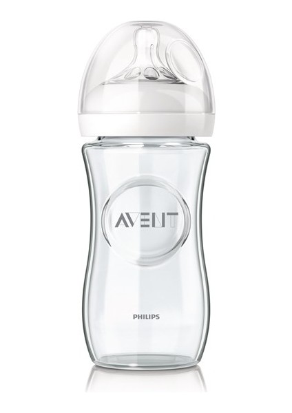 Philips Philips Avent Natural Güvenli Cam Biberon 240ML 0+Ay 8710103876236