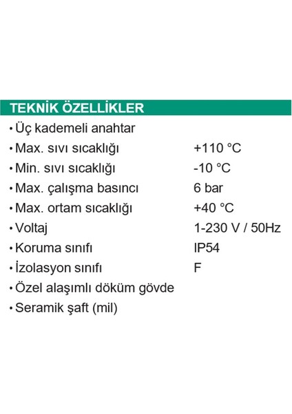 Sıcak Su Sirkülasyon Pompası GRS32/8 (32-8-180)