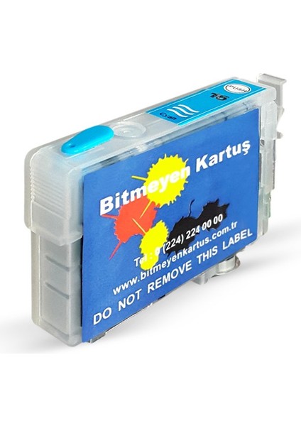 Epson 16XL T1631-1634 Uyumlu Mavi Kolay Dolan Kartuş (Dolu) - WF-2010W/ WF-2510WF/ WF-2520NF/ WF-2530/ WF-2540DWF