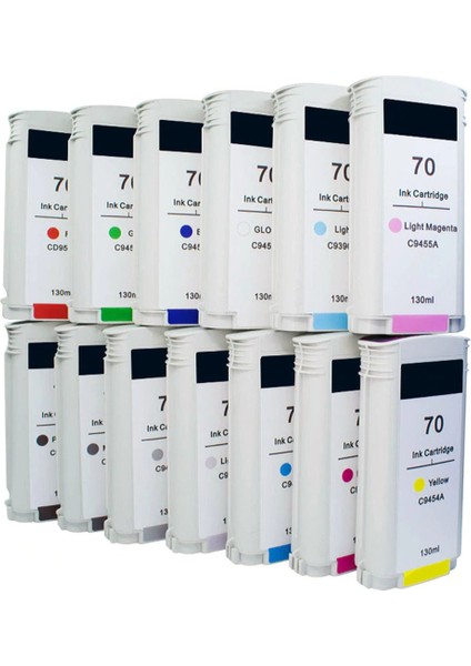 HP70 13 Renk Uyumlu Photoink Kartuş Z2100 Z3100